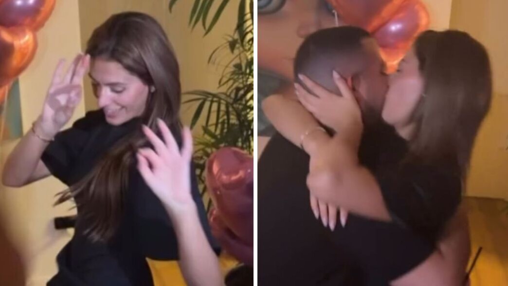 מסיבת ההפתעה של רואי אדם לאודיה אזולאי