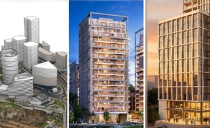 תכניות שאושרו בירושלים (הדמיה: אמיר מן עמי שנער אדריכלים, אדריכלית נורית אגמון,  ביטמן בן צור אדריכלים)