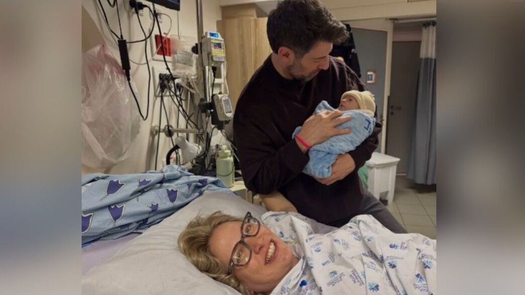 חיים אתגר ואשתו הביאו לעולם את בנם השלישי