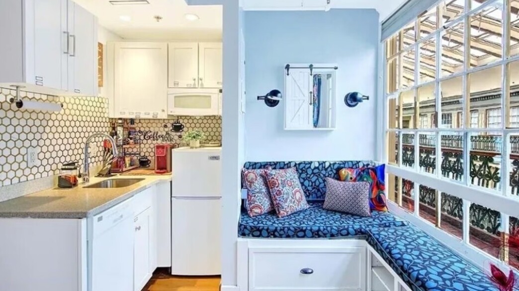 דירה זעירה בתוך קניון היסטורי: כך נראה אחד הנכסים הכי יוצאי דופן