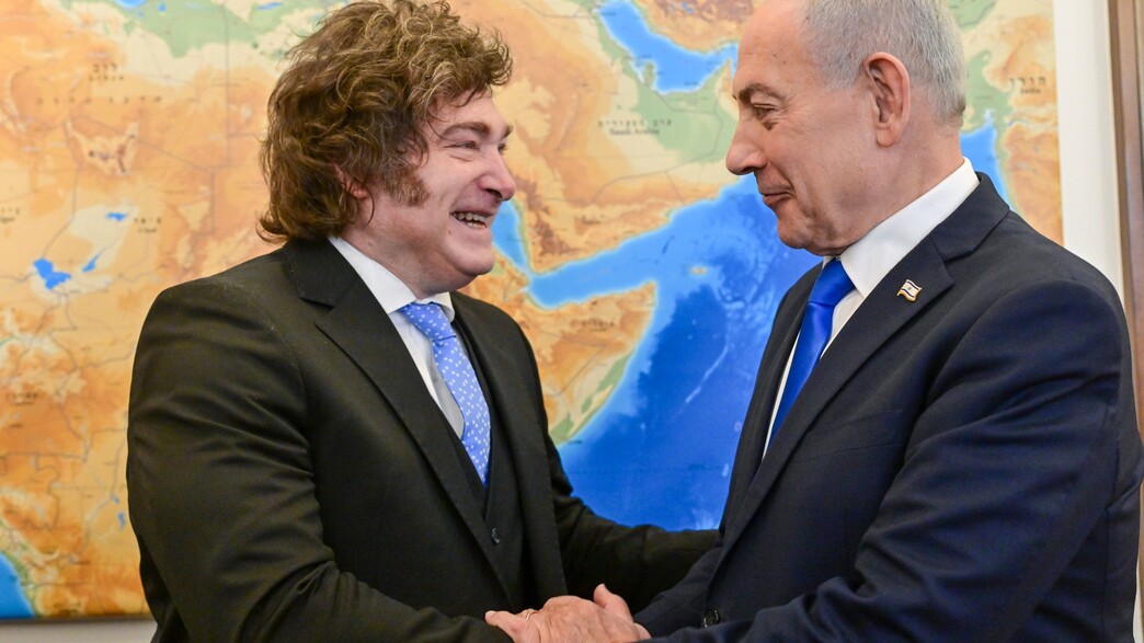 ידיד אמת בירושלים: נשיא ארגנטינה חאבייר מיליי נחת בישראל