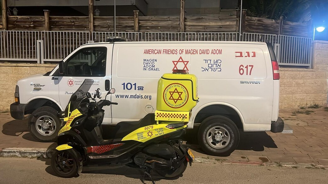 זירת אירוע אלימות בבאר שבע