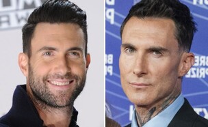 "בובת שעווה במאדאם טוסו": אדם לוין לא נראה אותו דבר (צילום: by Craig T Fruchtman/WireImage | Jason LaVeris/FilmMagic)