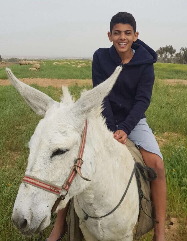 יונתן חג'בי בילדותו