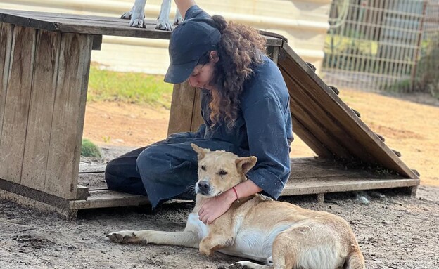 יערה דותן מתנדבת בכלביה 