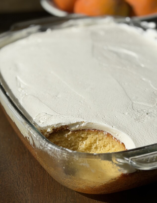 עוגת סולת קוקוס תפוז. והציפוי, מה עם הציפוי?