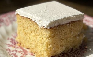 עוגת סולת קוקוס תפוז (צילום: קרן אגם, mako אוכל)