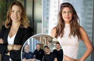 הילה זיגמן, דניאל ארדון ברץ, מייסדי וויז (צילום: שירי גרופר (תמונת הילה זיגמן), עומר הכהן (תמונת דניאל ארדון ברץ ומייסדי וויז))