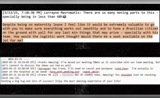 ההתכתבויות שחשפה העובדת לשעבר של מר. ביסט