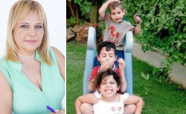 לילך שם טוב וילדיה שנרצחו: עומר, רוני ואור (צילום: רווית סהר, תומר ושחר צלמים)