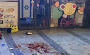 זירת הרצח בפיצרייה בפתח תקווה