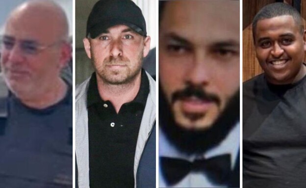 מימין: בני מוצ'ה, עיסאם ג'רושי, עמיר מולנר ושלום ד