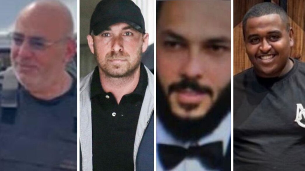 מימין: בני מוצ'ה, עיסאם ג'רושי, עמיר מולנר ושלום ד