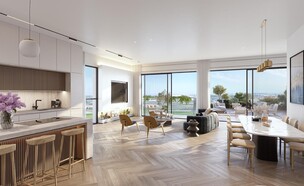 פנטהאוז בפרויקט "מיי טאון סנטר" בקריית מלאכי (הדמיה: קבוצת מיי טאון)