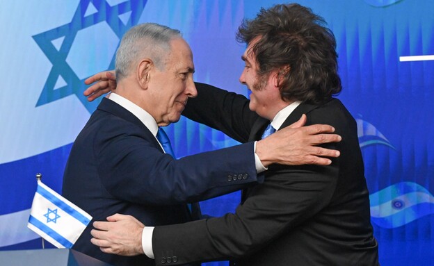 מסע"ת ראש הממשלה בנימין נתניהו ונשיא ארגנטינה חאבי