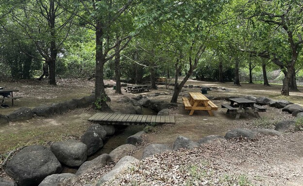 פינת פיקניק חצבאני נחל שניר