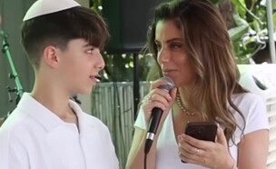 "נחנקתי מדמעות": שירי מימון חוגגת בר מצווה לבנה הבכור (צילום: instagram)