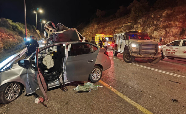 תאונה קטלנית סמוך לצומת רחלים בשומרון