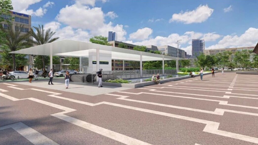 תחנות הרכבת הקלה הקו הירוק