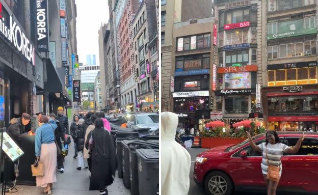 קוריאה טאון ניו יורק (צילום: לפי סעיף 27א' לחוק זכויות יוצרים)