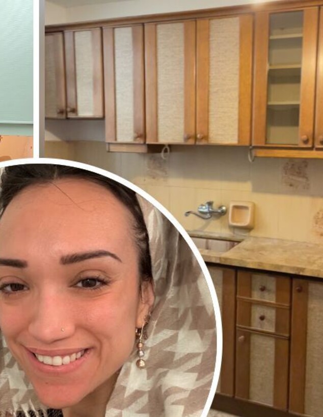 מייקאובר לשכורה שנקנתה מטבח טליה שפירא 