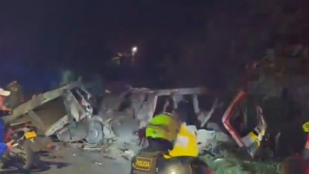 זירת פיצוץ בקולומביה