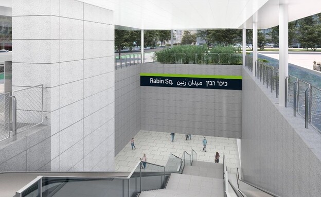 תחנות הרכבת הקלה הקו הירוק