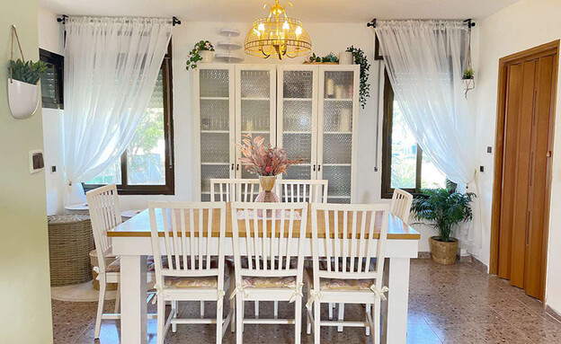 מייקאובר לשכורה שנקנתה פינת אוכל טליה שפירא 