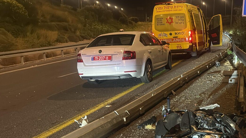רוכב אופנוע כבן 20 נהרג בכביש 77 באזור עמק יזרעאל