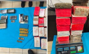 האמל"ח שנתפס (צילום: דוברות המשטרה)