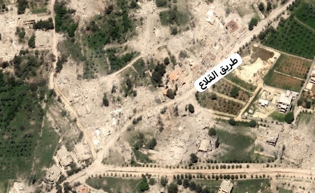 תמונות לווין של ההרס בבינת ג'ביל