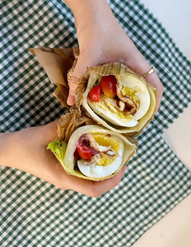 רול חסה. מלא הפתעות