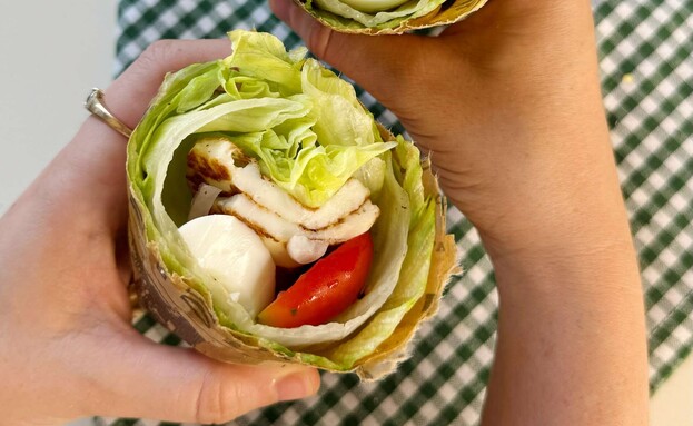 רול חסה (צילום: יעל קצב, mako אוכל)