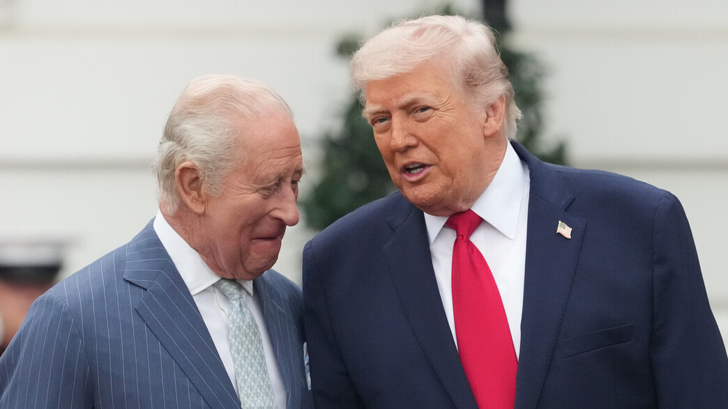 הנשיא טראמפ מארח את המלך צ'ארלס בבית הלבן