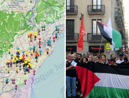 "מאלץ אנשים להתחבא שוב": מפת הסימון האנטישמית של ברצלונה מופצת מחדש