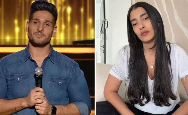 לירז עוזרי, שגיא טרבלסי זל (צילום: אינסטגרם, מתוך "הכוכב הבא" בקשת 12)