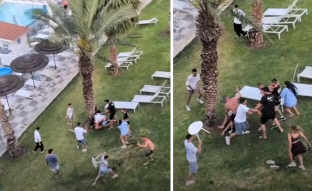 הקטטה בבריכת המלון בטבריה