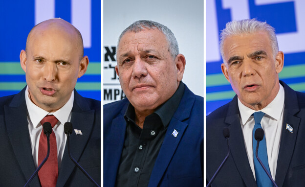 יאיר לפיד, גדי איזנקוט, נפתלי בנט
