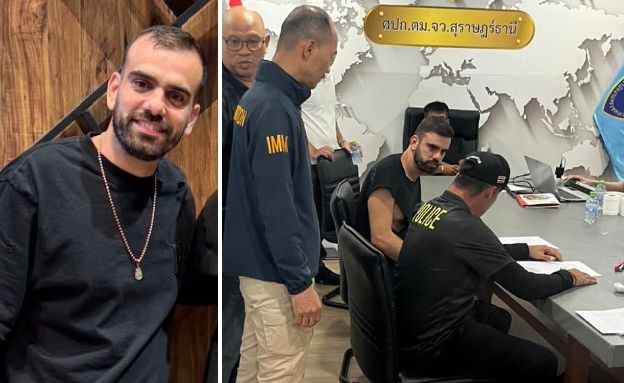 מתן ארביב במעצר בתאילנד