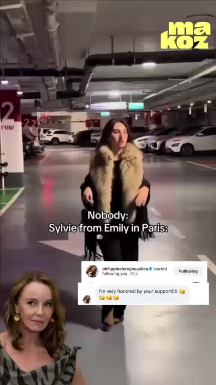 אחרי סרטון החיקוי הוויראלי עם מיליוני הצפיות: פיליפין לרוי-בוליו (סילבי מ"אמילי בפריז") החלה לעקוב א