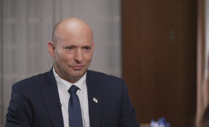 נפתלי בנט בריאיון מיוחד לחדשות 12 (צילום: חדשות 12)