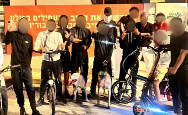 חברי כנופיית SSQ (צילום: מתוך עמוד הטיקטוק של ssq)