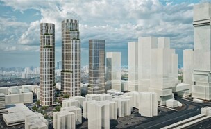 המגדל שתוכנן בשכונת ג'סי כהן (הדמיה: שיכון ובינוי)