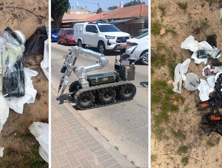 מטען חבלה ורימוני הלם נתפסו בחדרה: עבריין מוכר למשטרה נעצר