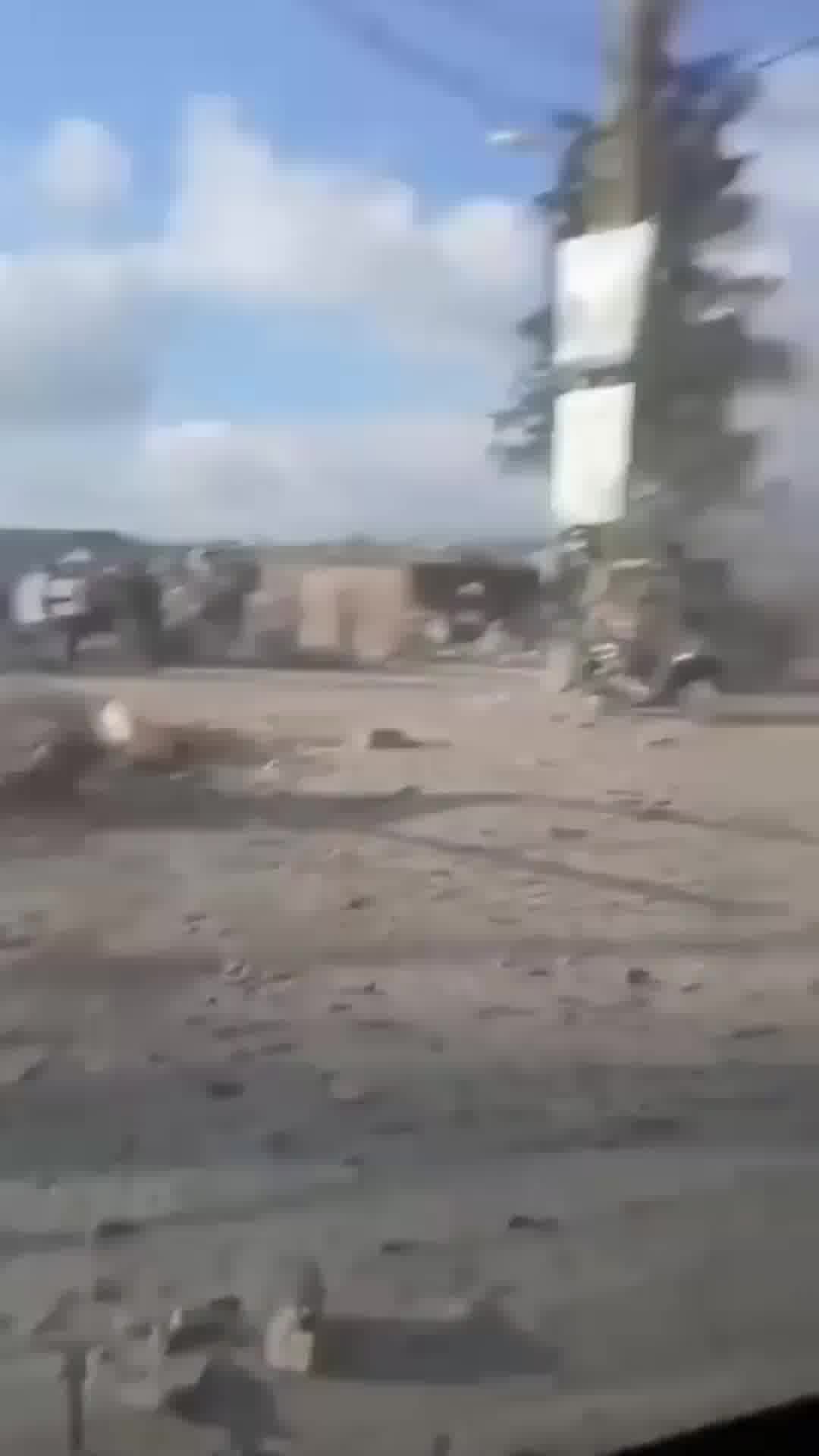 ההרס בכפר חבוש בדרום לבנון לאחר תקיפות צה״ל