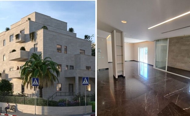 דירה שנמכרה ברחוב עזה 30 בירושלים, ודירה שנמכרה שדרות בן מימון  (צילום: דבורה דריי, הדמיה: קבוצת שני)