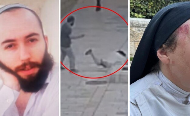 יונה שרייבר, תקיפת הנזירה בירושלים