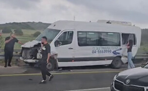 תיעוד זירת התאונה (צילום: שימוש לפי סעיף 27א' לחוק זכויות יוצרים)