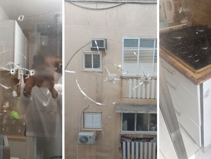 בהלה בבניין בחולון: "פתאום שמענו ירי והתכופפנו, החלונות התנפצו"