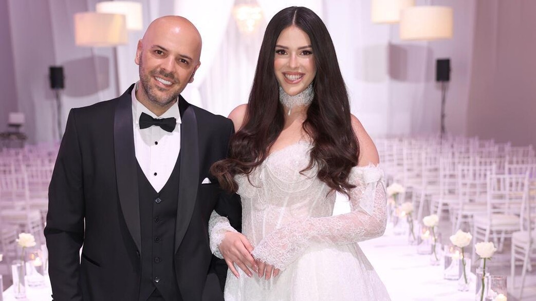 רון יוחננוב מלווה את בתו הבכורה אל החופה